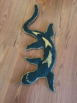 Metal Gecko Wall Art: Better in Person…Please Read Description