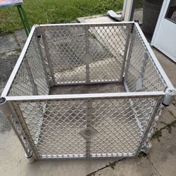 Last Chance Small Indoor Play Yard Or Gate See Picture Damage Needs To Be Glued. That's Why I'm Selling It So Cheap. Probably For Small Animals