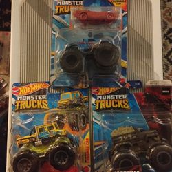 Lot Of 3 Monster Trucks 