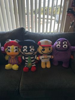 Cactus Plant Flea Market McDonald's Character Plush Toy Set of 4
