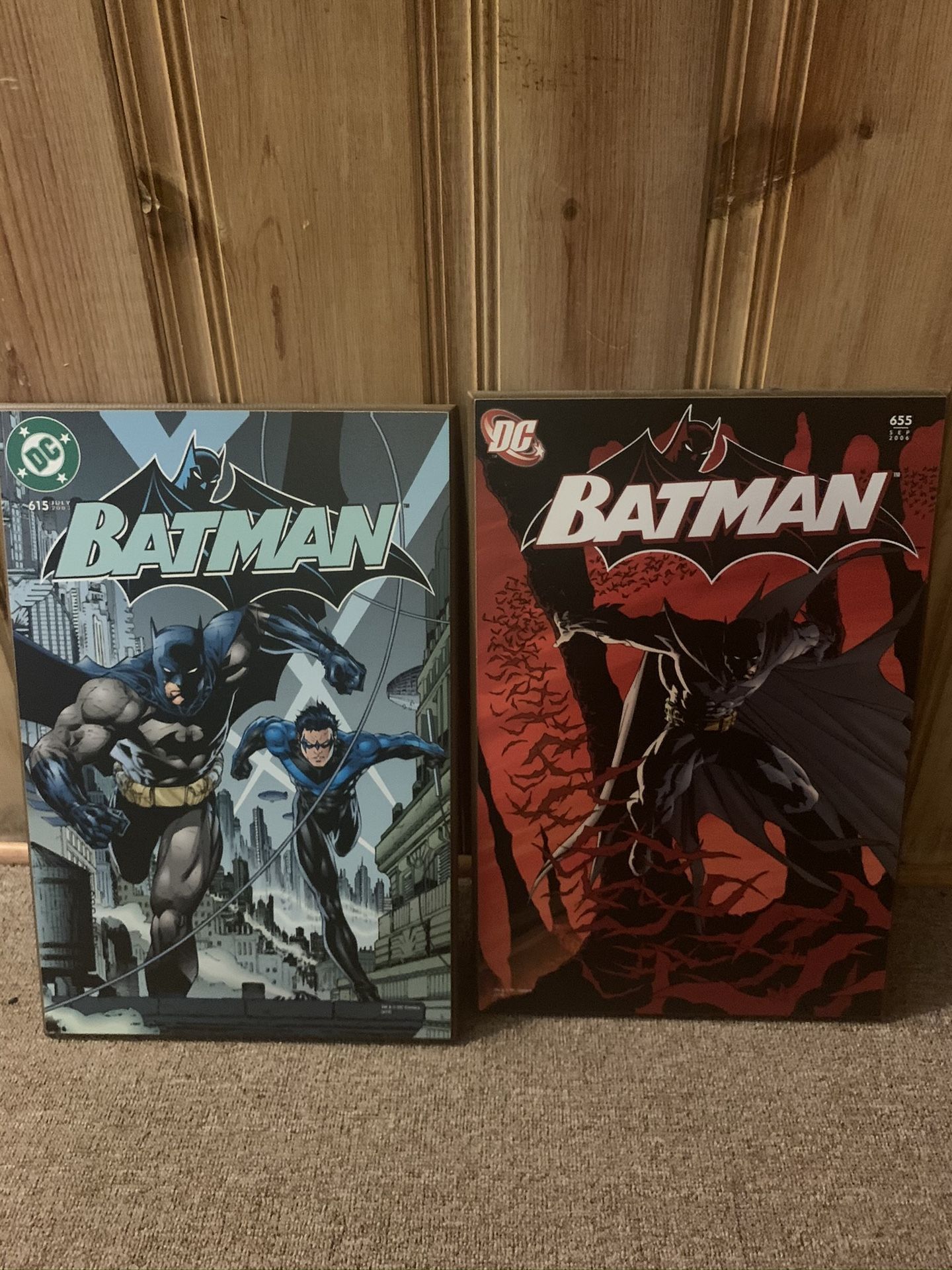 Batman wall hangings