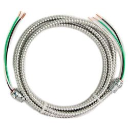 Flexible Metal Conduit Whip with Wires