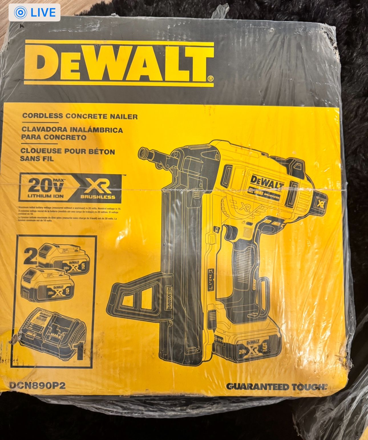The DEWALT DCN890P2 20V MAX XR Cordless 
