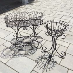 Wrought Iron Plant Stands