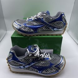 Bottega Veneta Orbit Men's Sneaker Silver/Blue Size 8,10 US 41,43 EU