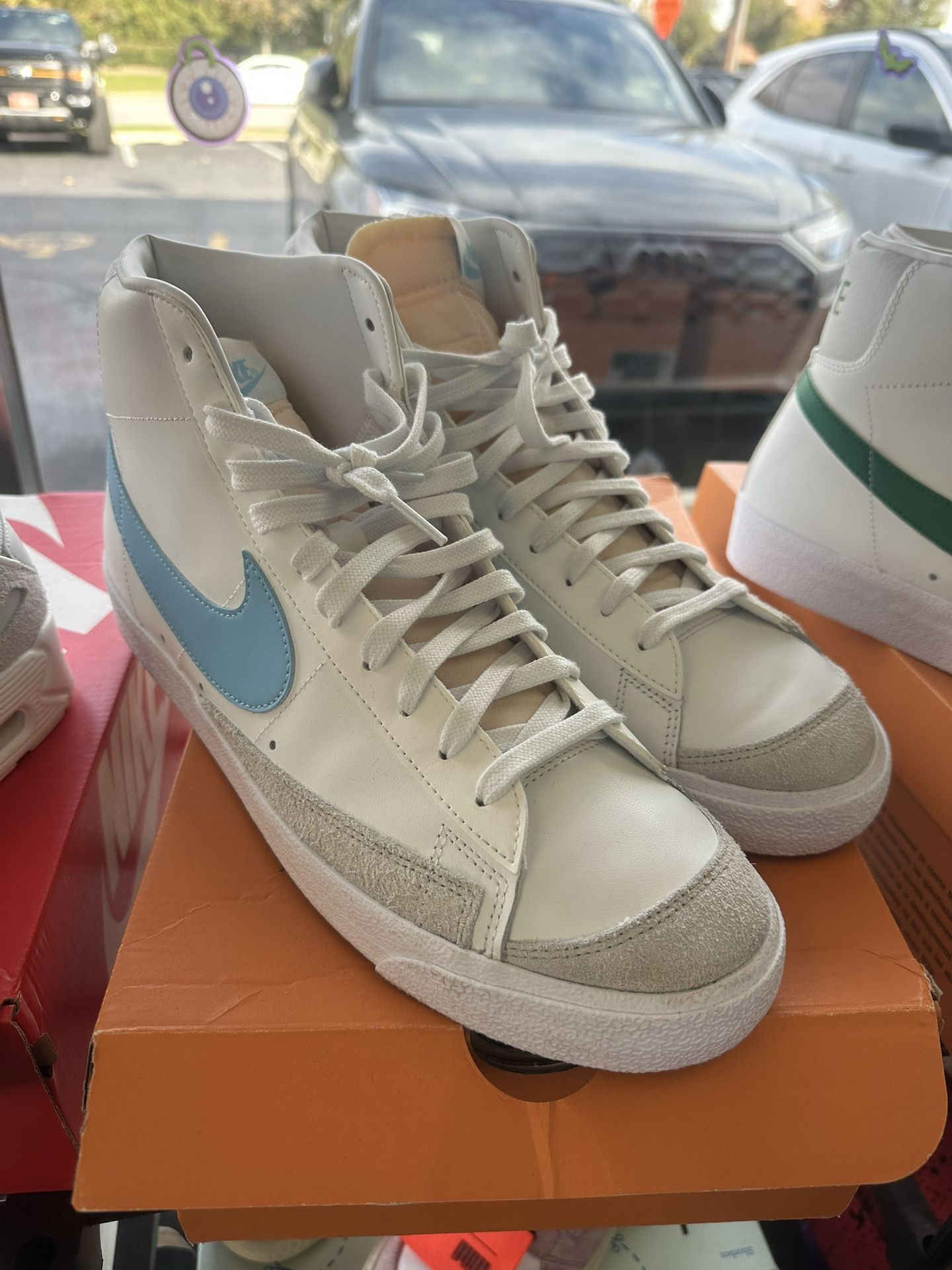Nike Blazer Mid 77 VNTG Aqua Blue Size 13