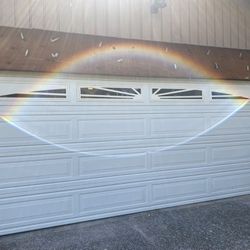 16’x7’ Martin insulated Garage Door And Tracks. No Motor. $1K