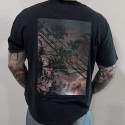 Fear of God Essentials Flower Tee - Black - Size L - $60