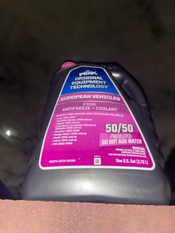 Peak Pink Antifreeze Coolant European Vehicles 1 Gallon