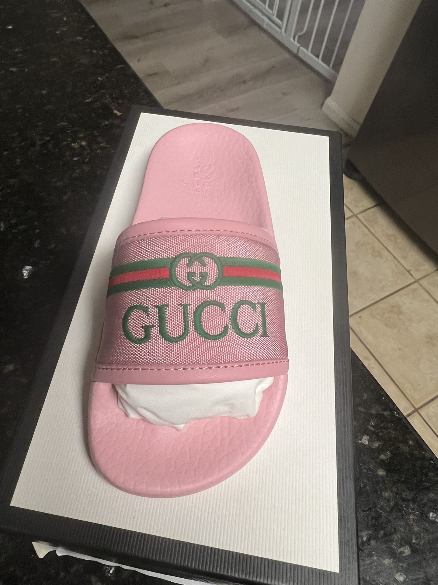 Gucci Kids Slides Pink