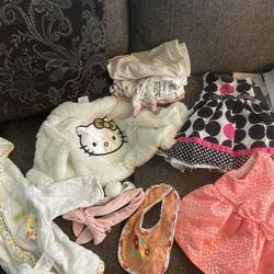 Little Girl Clothes With A Hello Kitty Coat