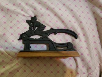  Vintage Cast Iron Nut Cracker, Elf Nutcracker, Vintage Christmas Table Setting

