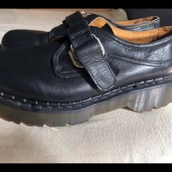 Dr. Marten’s Black Platform Loafers