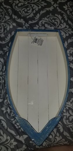 Wooden Ship Shaped Tray