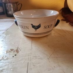 1980s Chicken Bowl . Never Used 