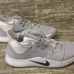 14 CN9513 Wolf Grey Nike PG 3 TB Paul George Basketball Shoes
