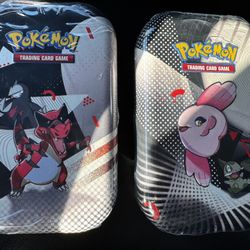 Black Bolt & White Flare Tins 