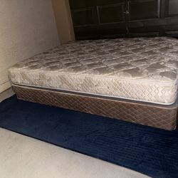 Queen Serta Mattress + Box Spring (Delivery Available)