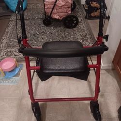 Rolling Walker With Seat