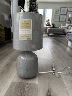 Threshold Lampshade Gray Brand New