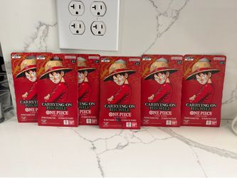 One piece Cards Carrying On His Will