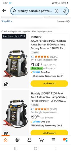 Stanley Jumpstart With Air Compressor