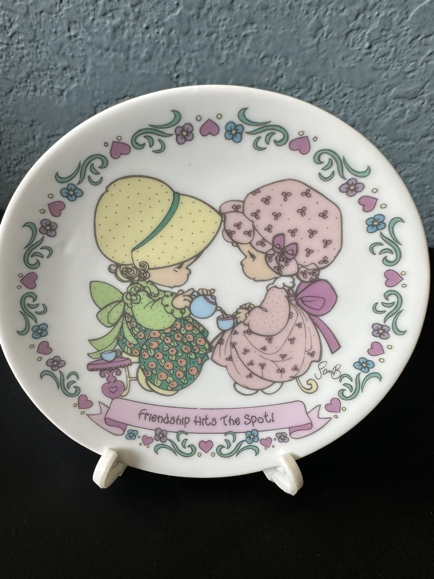 Precious Moments Girls Friendship Mini Plate