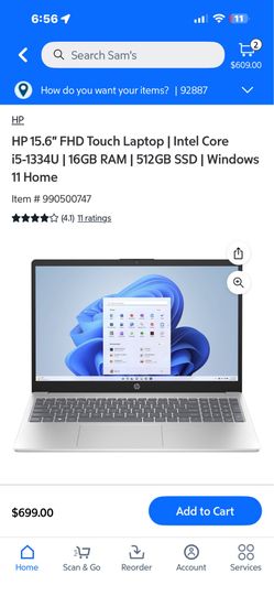 Hp laptop brand new never been open