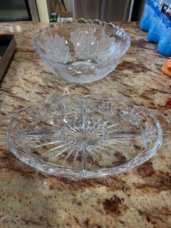 serving trays, serving bowls