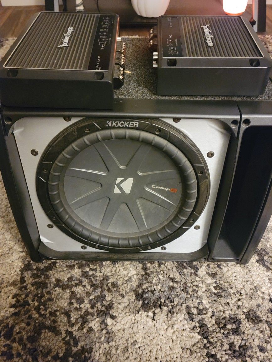 12 Inch Subwoofer And 2 Amps for Sale in Reno, NV OfferUp