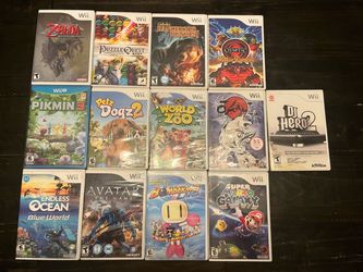 Wii and Wii Games (whole lot or pick and choose)