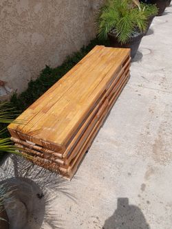 Wooden bench