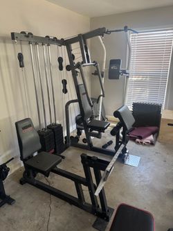 Weider Club Multi-Station Home Gym - Dual Weight Stacks & Leg Press Machine