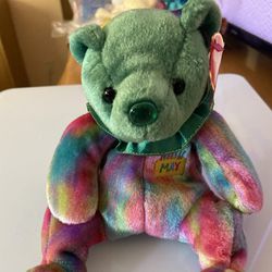 ty beanie baby *MAY* birthstone birthday teddy bear new with tags 