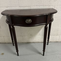 Vintage Bombay Company Federal Style Solid Wood Single Drawer Console Table