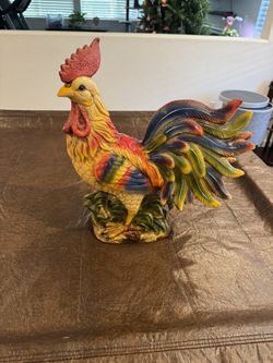 Large Ceramic Rooster