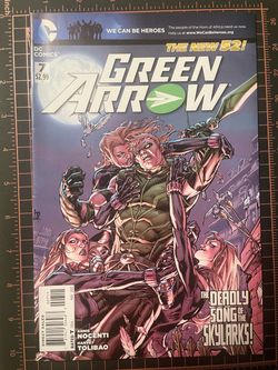Green Arrow #7, vol. 4, 2012 DC Comics- bagged and boarded