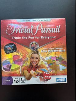 Parker Brothers Trivial Pursuit 25th Anniversary Edition Brand New Factory Sealed 2008
