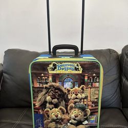Between the Lions Rolling Suitcase Backpack Blue 2001 Get Wild About Reading