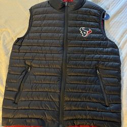NFL Texas puffer vest size medium 