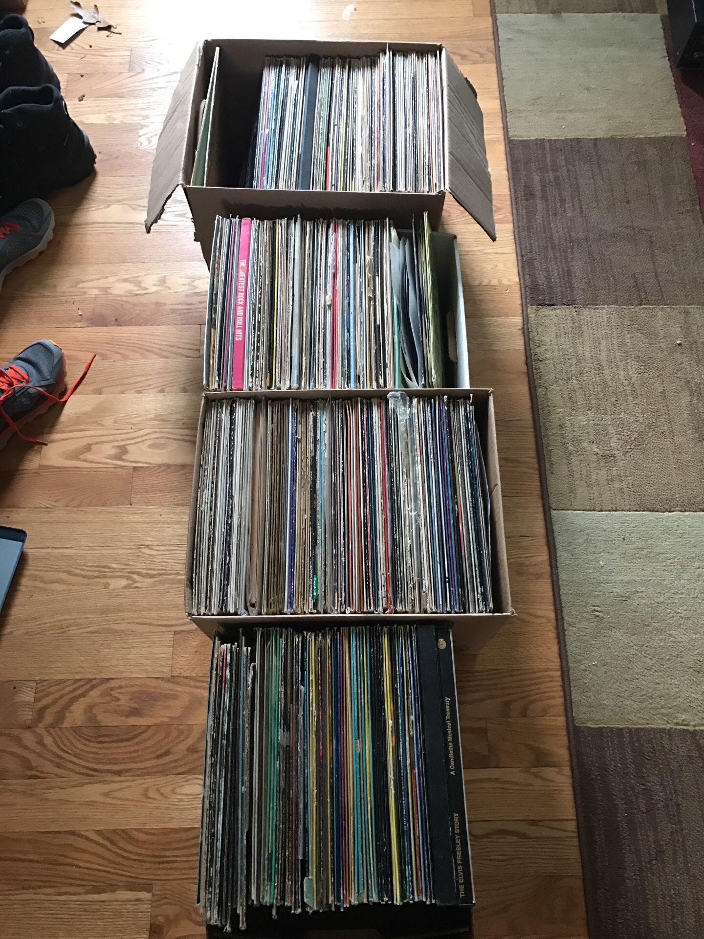 4 boxes of Vinyl Record LP's - all must go this weekend