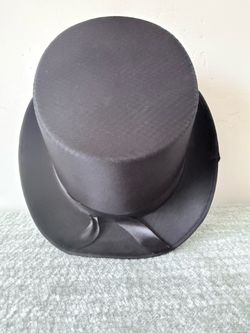 Black Costume Top Hat (Catrin /Day of the Dead)