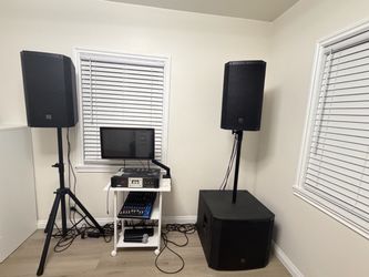 EV Professional Karaoke / PA Sound System – Complete Set