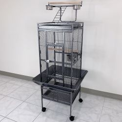 $130 (New) Large 61” parrot bird cages with rolling stand for cockatiels parrot parakeet lovebird finch 