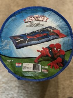 NEW - Kids Spider Man (MARVEL) Camping Sleeping Bag