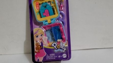 Polly Pocket Pet Center Compact with Removable Doghouse, Surprise Reveals, Photo