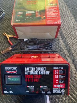Century Battery Charger 6v & 12v - New
