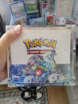Stellar 👑 booster box with acrylic