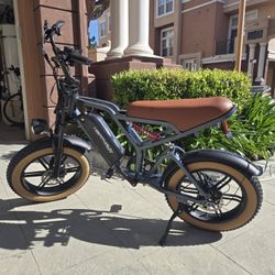 Happyrun Tank G60 750W Electric Bike Fat Tire Dirt All Terrain