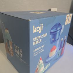 New Snow Cone Maker